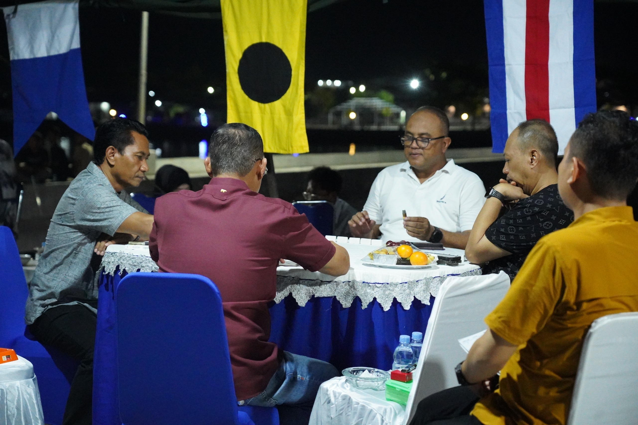 Kapolda sulbar hadiri ramah tamah lanal mamuju, perkuat sinergi TNI - POLRI dan Forkopimda.