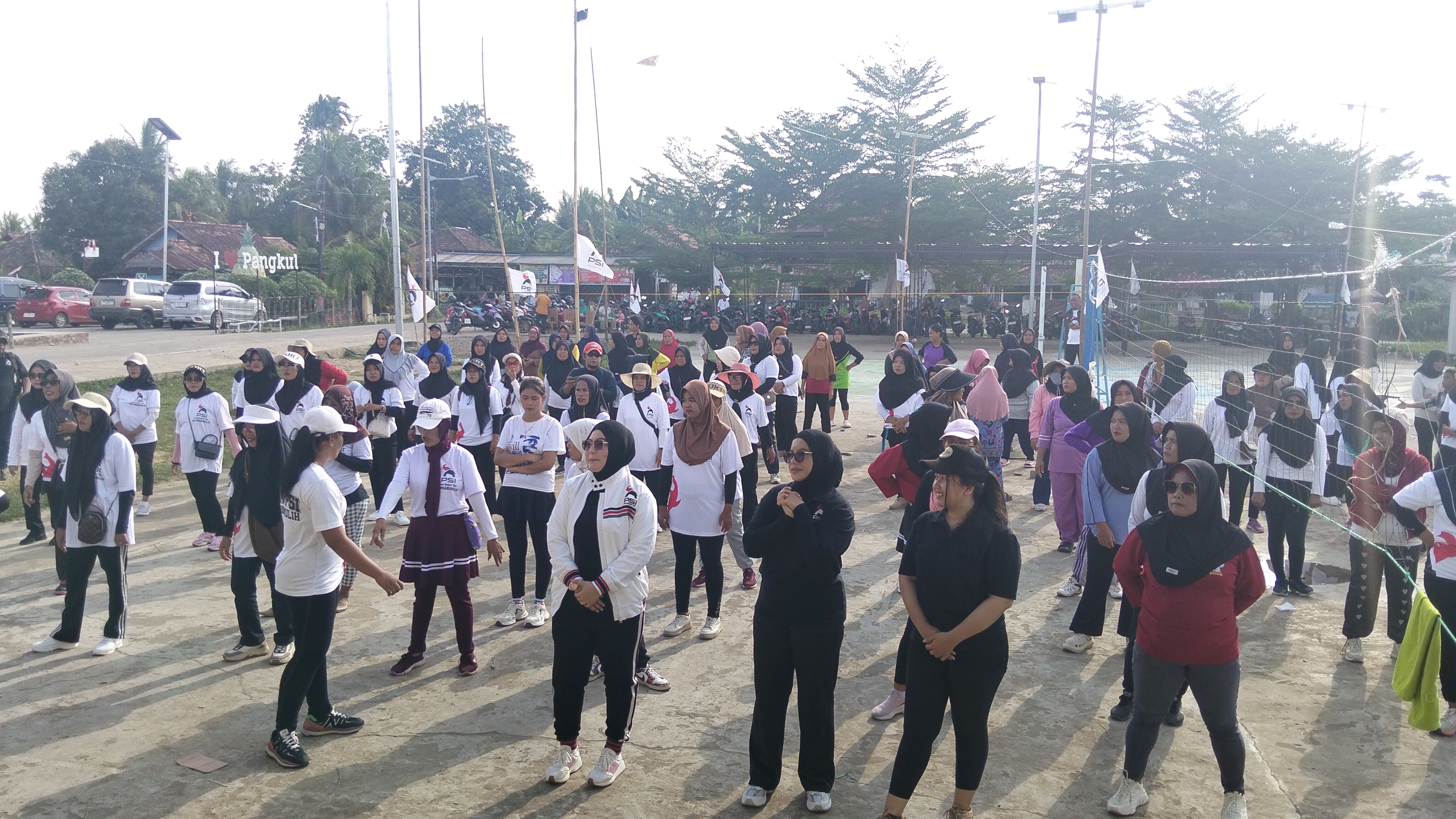 Partai Solidaritas Indonesia (PSI) Bersama Warga kota Prabumulih Menggelar Kegiatan Senam Sehat 2026
