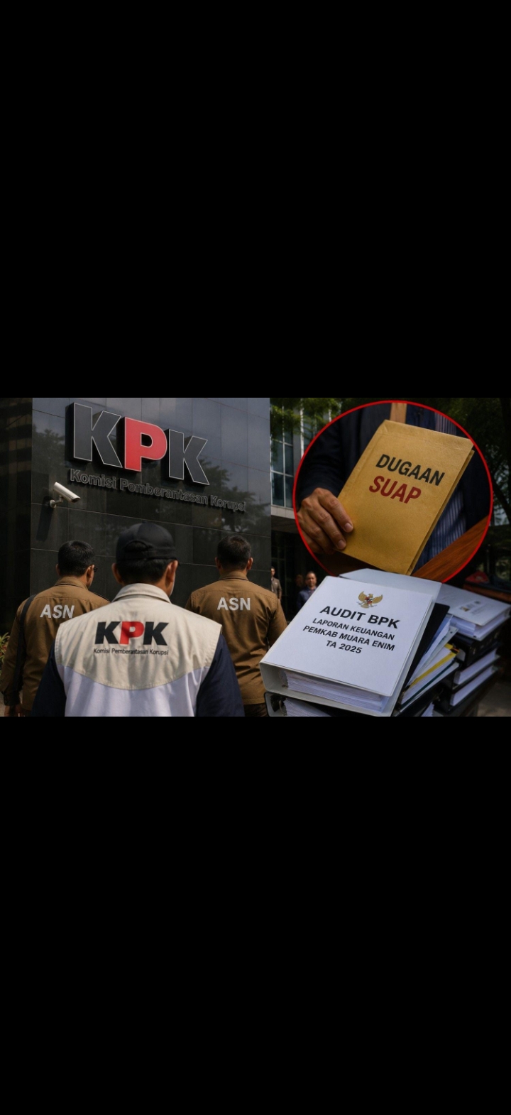 KPK Sedang Bongkar Dugaan Suap Audit WTP Kabupaten Muara Enim, ASN Hingga Pegawai BPK Di Periksa